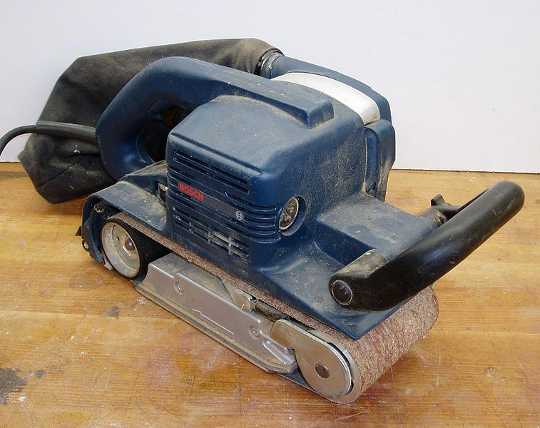 a Bosch belt sander