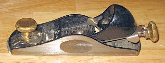 A Stanley block plane